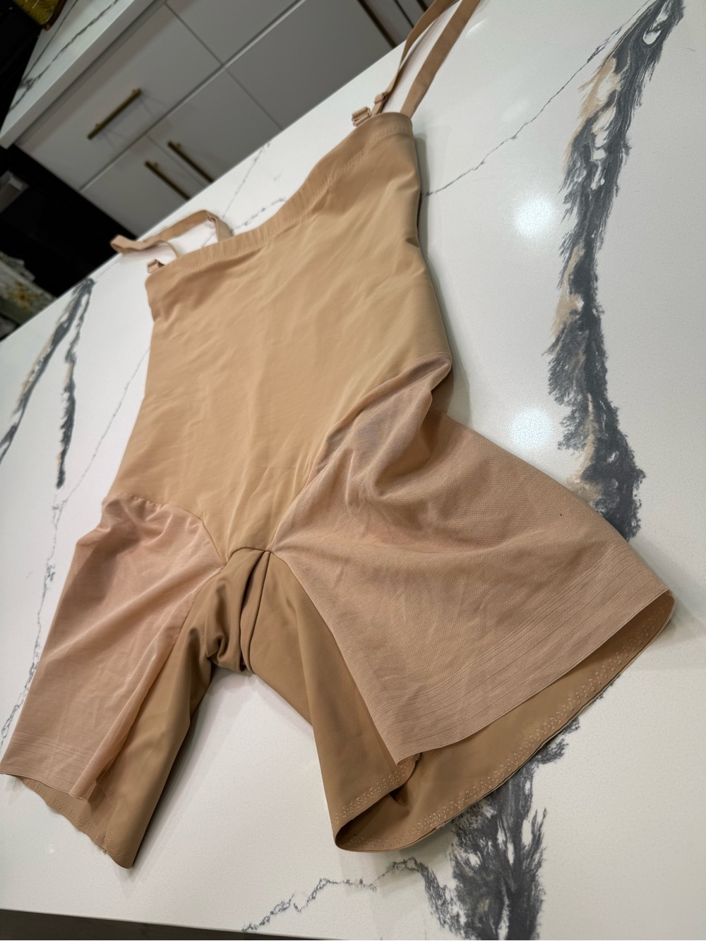 Honeylove SuperPower Short High Waisted Shapewear Sand Beige Size 1X HLSW04